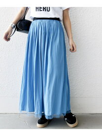 【SALE／60%OFF】＜手洗い可能＞リバーシブル チュール カッセン スカート SHIPS WOMEN シップス スカート ロング・マキシスカート ベージュ グレー ネイビー【RBA_E】【送料無料】[Rakuten Fashion]