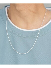 SHIPS any: SLV925 55cm チェーン ネックレス SHIPS any シップス アクセサリー・腕時計 ネックレス ホワイト【送料無料】[Rakuten Fashion]