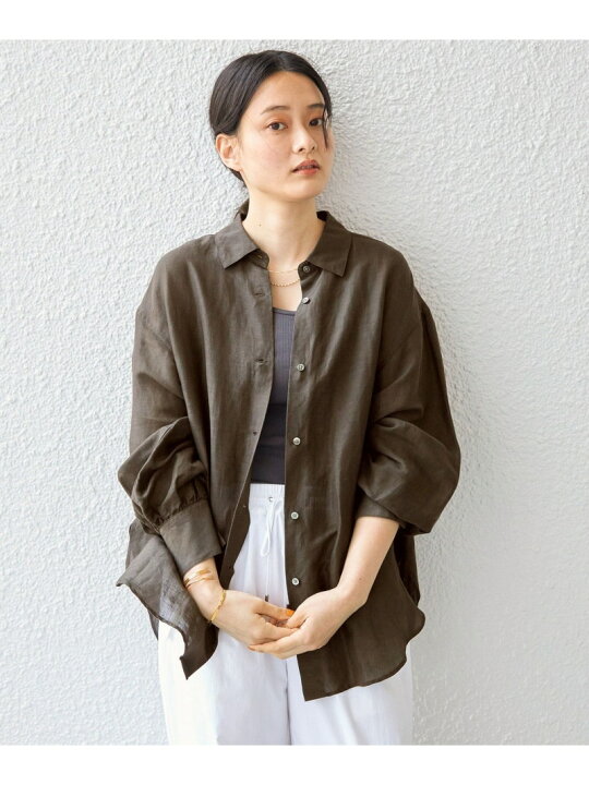 楽天市場】【SALE／70%OFF】＜手洗い可能＞サフィラン リネン シャツ 