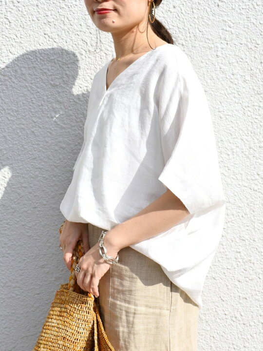 楽天市場】【SALE／40%OFF】サフィランリネンブラウス◇ SHIPS WOMEN 