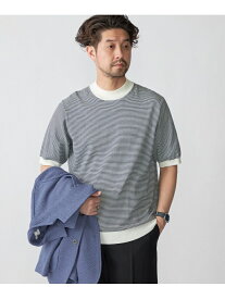 【SALE／30%OFF】SHIPS: CORDURA(R) TEXBRID(R) モックネック ニット Tシャツ SHIPS シップス トップス ニット ブラック ホワイト ブラウン ネイビー【RBA_E】【送料無料】[Rakuten Fashion]