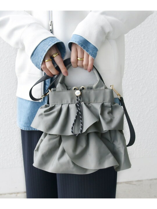 楽天市場】【WEB限定】 2WAY ナイロン フリル ショルダー バッグ SHIPS  