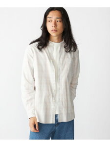 �ySALE�^50%OFF�zSHIPS: �R�b�g���r�G�� �`�F�b�N ���M�����[�J���[ �V���c SHIPS MEN �V�b�v�X �g�b�v�X �V���c�E�u���E�X �O���[ �s���N �p�[�v�� �u���E���yRBA_E�z�y���������z[Rakuten Fashion]