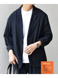 SHIPS any: 360° THE CIRCLE STRETCH リラックス ジャケット(セットアップ対応)◇ SHIPS any シップス ジャケット・アウター テーラードジャケット・ブレザー ネイビー ベージュ グレー【送料無料】[Rakuten Fashion]