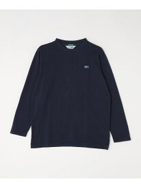 【SALE／30%OFF】【SHIPS別注】LACOSTE: ガーメントダイ ピケ ロングスリーブ Tシャツ (ロンT) SHIPS シップス トップス カットソー・Tシャツ グレー ネイビー【RBA_E】【送料無料】[Rakuten Fashion]