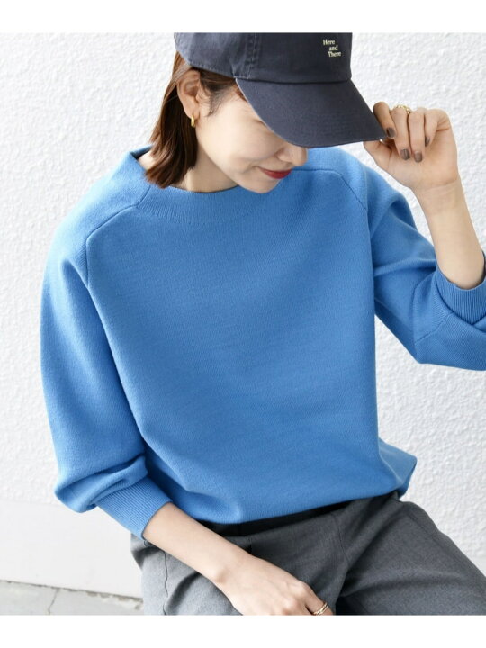 楽天市場】SHIPS any:〈手洗い可能〉ミラノリブ スタンドネック プル  