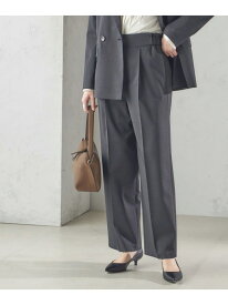 ＜手洗い可能＞ツイル ストレート パンツ(セットアップ対応) SHIPS WOMEN シップス パンツ その他のパンツ グレー ホワイト グリーン【送料無料】[Rakuten Fashion]