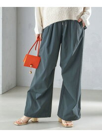 【SALE／70%OFF】＜手洗い可能＞裾ドロスト ナイロン カーゴ パンツ ◇ SHIPS WOMEN シップス パンツ カーゴパンツ グリーン ピンク ホワイト【RBA_E】【送料無料】[Rakuten Fashion]