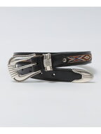 TORY LEATHER: NATIV WEBBING SPIRAL PATTERN SHIPS MEN シップス ファッション雑貨 ベルト ブラック【送…