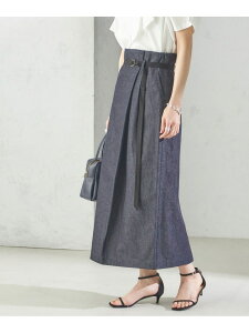 �ySALE�^30%OFF�z�ySHIPS�ʒ��zNell:����􂢉\���f�j�� �^�b�N �X�J�[�g SHIPS WOMEN �V�b�v�X �X�J�[�g ���̑��̃X�J�[�g �l�C�r�[�yRBA_E�z�y���������z[Rakuten Fashion]