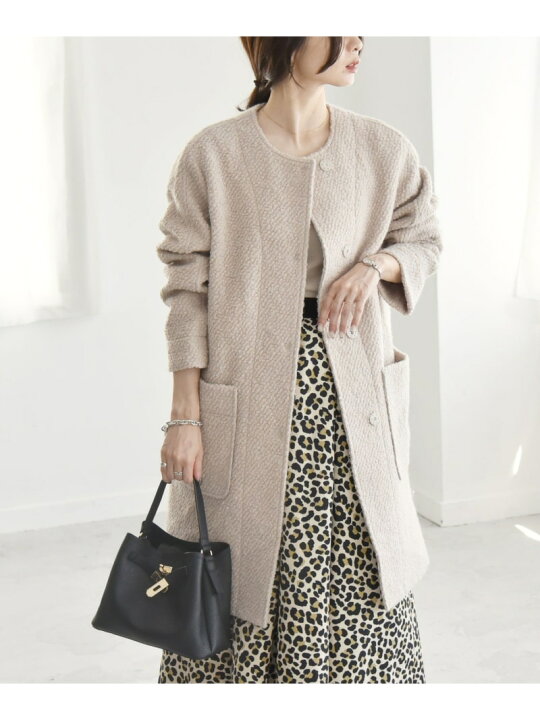 楽天市場】【SALE／40%OFF】quaranciel: ループヤーン ノーカラー 