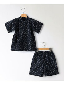 【SALE／10%OFF】*SHIPS KIDS:80~90cm / 花柄/トンボ柄 甚平 SHIPS KIDS シップス 着物・浴衣・和装小物 浴衣 ネイビー ブルー【RBA_E】【送料無料】[Rakuten Fashion]