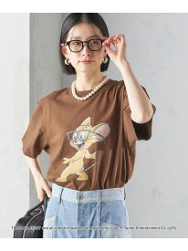 【SHIPS別注】GOOD ROCK SPEED: TOM and JERRY TEE SHIPS WOMEN シップス トップス カットソー・Tシャツ ホワイト グレー ブラウン【送料無料】[Rakuten Fashion]