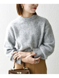 SHIPS any:＜手洗い可能＞シャギー クルーネック ニット プルオーバー SHIPS any シップス トップス ニット イエロー ブラック グレー ブルー【送料無料】[Rakuten Fashion]