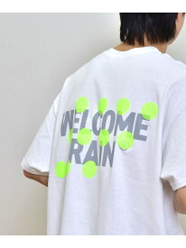 【SALE／30%OFF】【SHIPS any別注】Welcome-rain: NEON RAINDROPS Tシャツ SHIPS any シップス トップス カットソー・Tシャツ イエロー【RBA_E】【送料無料】[Rakuten Fashion]