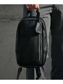 【SALE／10%OFF】【WEB限定】SHIPS: 合成皮革 ワンショルダー バッグ SHIPS MEN シップス バッグ ボディバッグ・ウエストポーチ ブラウン ネイビー ブラック【RBA_E】【送料無料】[Rakuten Fashion]