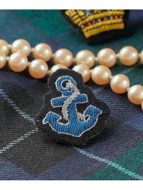 50th ANNIV モチーフ ワッペン SHIPS WOMEN シップス アクセサリー・腕時計 ブローチ・コサージュ・バッジ ホワイト[Rakuten Fashion]