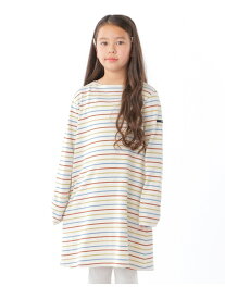 【SALE／50%OFF】SHIPS KIDS:140~150cm / オーガニック コットン ボーダー Aライン ワンピース SHIPS KIDS シップス ワンピース・ドレス その他のワンピース・ドレス レッド【RBA_E】【送料無料】[Rakuten Fashion]