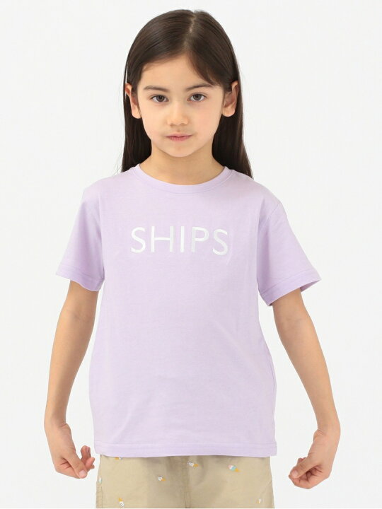 楽天市場 Sale 30 Off Ships Kids ファミリーおそろい Ships ロゴ Tee 100 160cm Ships Kids シップス カットソー キッズカットソー グリーン ホワイト ピンク ブルー ネイビー パープル Rba E Rakuten Fashion Ships シップス