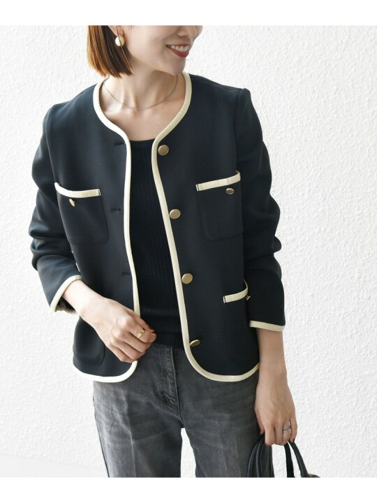楽天市場】【SALE／40%OFF】SHIPS any: ダブル ジャージー パイピング 