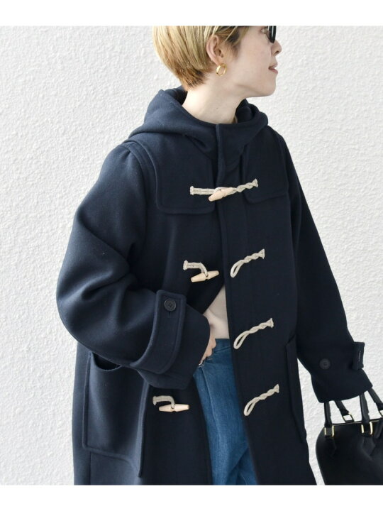 楽天市場】【SALE／30%OFF】SHIPS any: メルトン ロング ダッフル 
