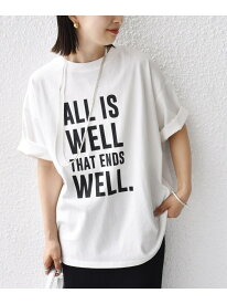 【SHIPS別注】81BRANCA:5分袖 ロゴ TEE 24SS SHIPS WOMEN シップス トップス カットソー・Tシャツ グレー ベージュ ホワイト【送料無料】[Rakuten Fashion]