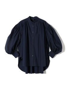 �ySALE�^30%OFF�z�ySHIPS�ʒ��zNell:����􂢉\���M���U�[ �X���[�u �u���E�X SHIPS WOMEN �V�b�v�X �g�b�v�X �V���c�E�u���E�X �l�C�r�[ �z���C�g�yRBA_E�z�y���������z[Rakuten Fashion]
