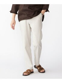 【SALE／35%OFF】SHIPS: フレックスリネン イージー パンツ SHIPS MEN シップス パンツ その他のパンツ ブラウン ブルー ネイビー グリーン グレー ベージュ【RBA_E】【送料無料】[Rakuten Fashion]