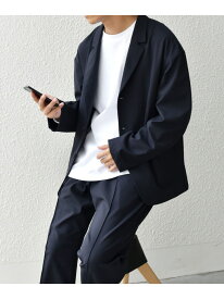 【SALE／50%OFF】SHIPS any: ＜洗濯機可能＞ストレッチ ナイロン リラックス ジャケット (セットアップ対応)◇ SHIPS any シップス ジャケット・アウター テーラードジャケット・ブレザー ネイビー グレー ブラウン【RBA_E】【送料無料】[Rakuten Fashion]