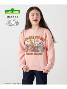 �ySALE�^30%OFF�zSESAME STREET meets FRUIT OF THE LOOM: �v�����g �X�E�F�b�g SHIPS any �V�b�v�X �g�b�v�X �X�E�F�b�g�E�g���[�i�[ �s���N �x�[�W���yRBA_E�z[Rakuten Fashion]