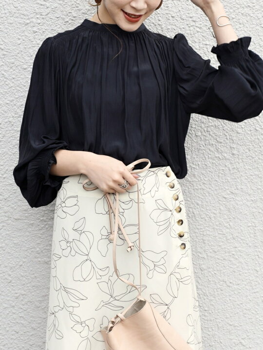 楽天市場】【SALE／60%OFF】ソリッドギャザーブラウス◇ SHIPS WOMEN 