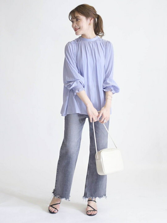 楽天市場】【SALE／60%OFF】ソリッドギャザーブラウス◇ SHIPS WOMEN 