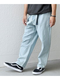 【SHIPS any別注】GRAMiCCi: オーガニックコットン ルーズテーパード ストレッチ デニム パンツ◆ SHIPS any シップス パンツ ジーンズ・デニムパンツ ブラック ネイビー ブルー【先行予約】*【送料無料】[Rakuten Fashion]