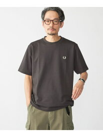【SHIPS別注】FRED PERRY:COOLMAX(R) 鹿の子 ワンポイント ロゴ Tシャツ 25SS SHIPS MEN シップス トップス カットソー・Tシャツ ホワイト グレー ブラック ネイビー【送料無料】[Rakuten Fashion]