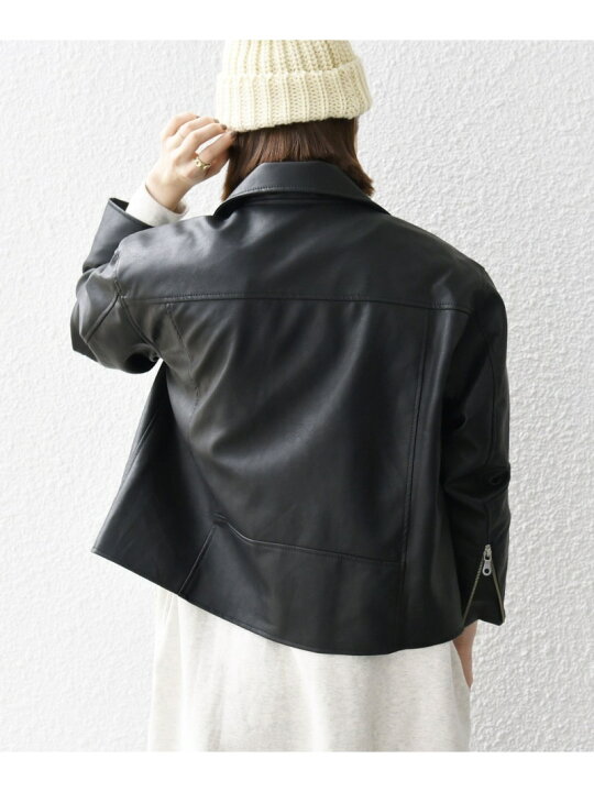 楽天市場】【SALE／50%OFF】SHIPS any: フェイク レザー ライダース 