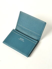 SHIPS:【SAFFIANO LEATHER】イタリアンレザー カードケース (名刺入れ) SHIPS MEN シップス 財布・ポーチ・ケース 名刺入れ・カードケース レッド ベージュ ブラウン ホワイト ブルー ネイビー ブラック グリーン オレンジ イエロー【送料無料】[Rakuten Fashion]