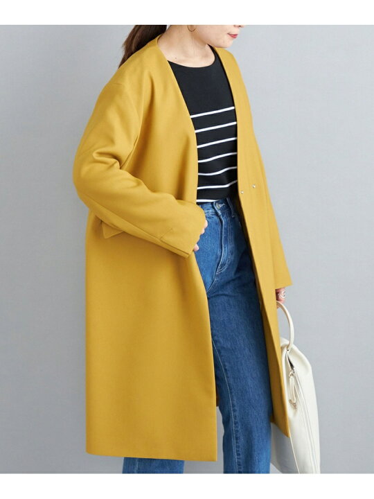 楽天市場】【SALE／70%OFF】ノーラペル ツイル ライトコート◇ SHIPS 