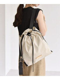 【SALE／10%OFF】quaranciel: 3way ラインショルダー リュックサック トートバッグ(A4対応) quaranciel シップス バッグ リュック・バックパック ベージュ グレー ブラック【RBA_E】【送料無料】[Rakuten Fashion]