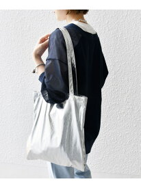 【SALE／30%OFF】メタリック 3パーテーション エコバッグ SHIPS WOMEN シップス バッグ トートバッグ シルバー ブラック ゴールド【RBA_E】[Rakuten Fashion]