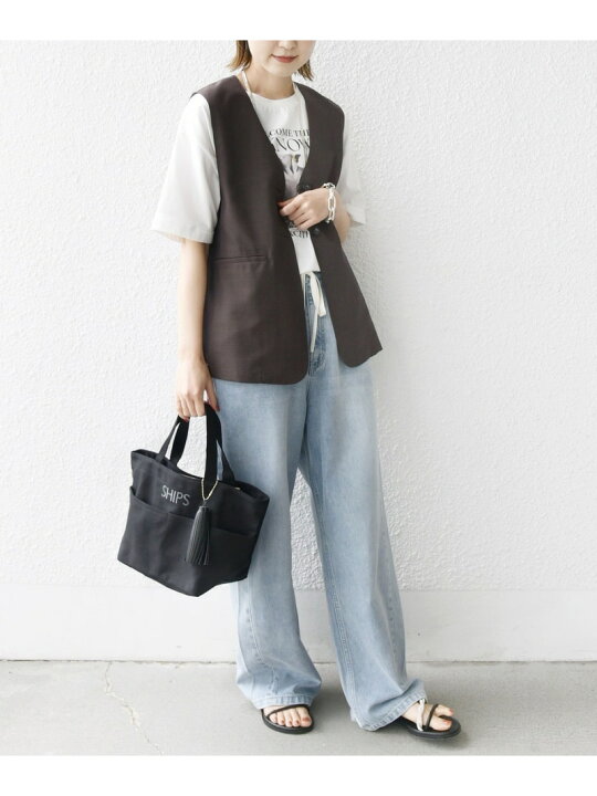 楽天市場】タッセル ポケット トートバッグ SHIPS WOMEN シップス 