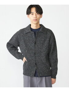 �ySALE�^60%OFF�zSHIPS: SOLOTEX(R) �ȕ҂� �|�� �j�b�g �J�[�f�B�K�� SHIPS MEN �V�b�v�X �g�b�v�X �J�[�f�B�K�� �u���b�N �u���[ �O���[�yRBA_E�z�y���������z[Rakuten Fashion]