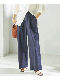 【SALE／30%OFF】＜手洗い可能＞ACAR バンピー チェック タック パンツ SHIPS WOMEN シップス パンツ その他のパンツ ネイビー ブラック【RBA_E】【送料無料】[Rakuten Fashion]