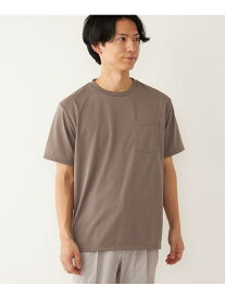 SHIPS Colors: ＜吸水・速乾＞CAVE ポケット Tシャツ SHIPS Colors シップス トップス カットソー・Tシャツ ブラウン ホワイト オレンジ ブルー[Rakuten Fashion]