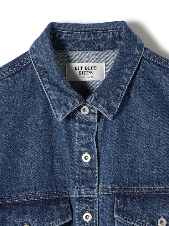 楽天市場】【SALE／50%OFF】【SHIPS別注】BIT BLUE:デニムシャツ 