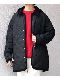 【SHIPS any別注】TAION:＜手洗い可能＞ダイヤキルト ダウン ハーフコート 25AW◇ SHIPS any シップス ジャケット・アウター ダウンジャケット・ダウンベスト ブラック ベージュ グレー【送料無料】[Rakuten Fashion]