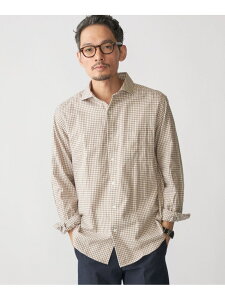 �ySALE�^50%OFF�zSHIPS: �Z�~���C�h �M���K��/�X�g���C�v �r�G�� �V���c SHIPS MEN �V�b�v�X �g�b�v�X �V���c�E�u���E�X �x�[�W�� �u���[ �l�C�r�[�yRBA_E�z�y���������z[Rakuten Fashion]