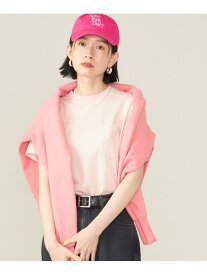 SHIPS NINE CASE:ポケット TEE ◇ SHIPS WOMEN シップス トップス カットソー・Tシャツ ピンク ホワイト グリーン【送料無料】[Rakuten Fashion]