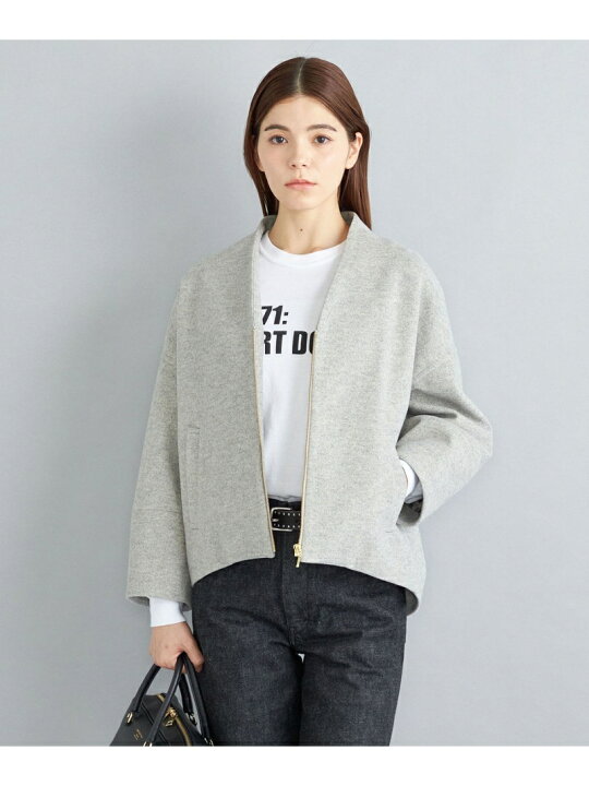楽天市場】【SALE／50%OFF】＜手洗い可能＞コクーンジップブルゾン 