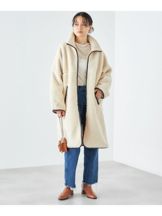 楽天市場】【SALE／40%OFF】* ＜手洗い可能＞パイピング ドルマン ボア 