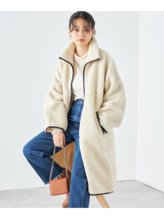 楽天市場】【SALE／60%OFF】* ＜手洗い可能＞パイピング ドルマン ボア 